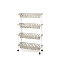 Carro estrecho de cocina y baño Beige