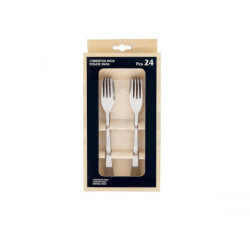 Set 24 tenedores postre Plateado