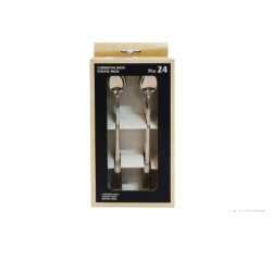 Set 24 cucharillas largas Plateado