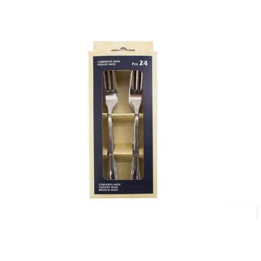 Set 24 tenedores Plateado