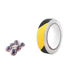 Set 6 cintas antideslizante Amarillo y negro