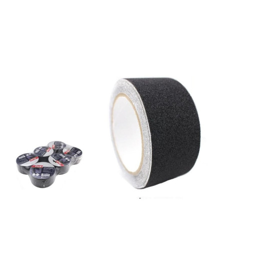 Set 6 cintas antideslizante Negro