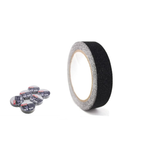 Set 6 cintas antideslizante Negro
