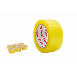 Set 6 precintos de embalar Amarillo