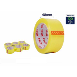 Set 6 precintos de embalar Amarillo