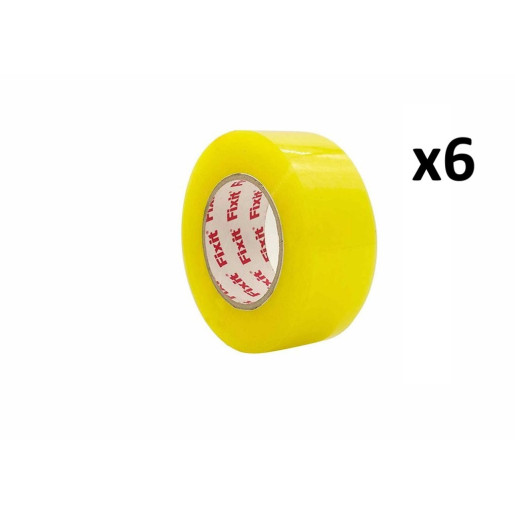 Set 6 precintos de embalar Amarillo