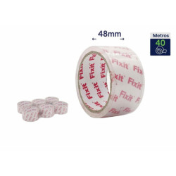 Set 6 precintos de embalar Super transparente