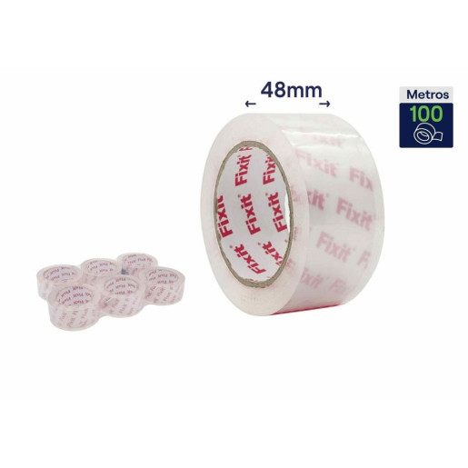 Set 6 precintos de embalar Super transparente