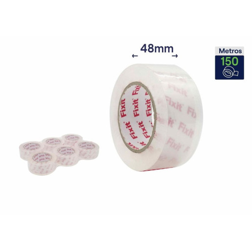 Set 6 precintos de embalar Super transparente