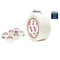 Set 6 precintos de embalar Blanco