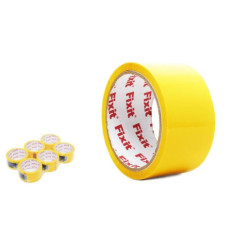 Set 6 precintos de embalar Amarillo