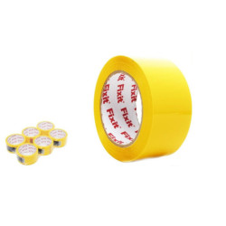 Set 6 precintos de embalar Amarillo