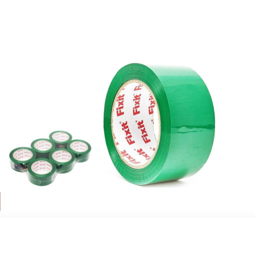 Set 6 precintos de embalar Verde