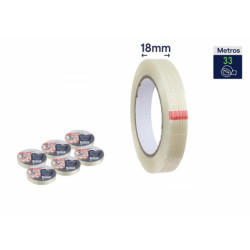 Set 6 cintas adhesivas Blanco