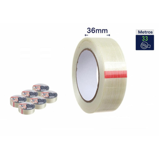 Set 6 cintas adhesivas Blanco