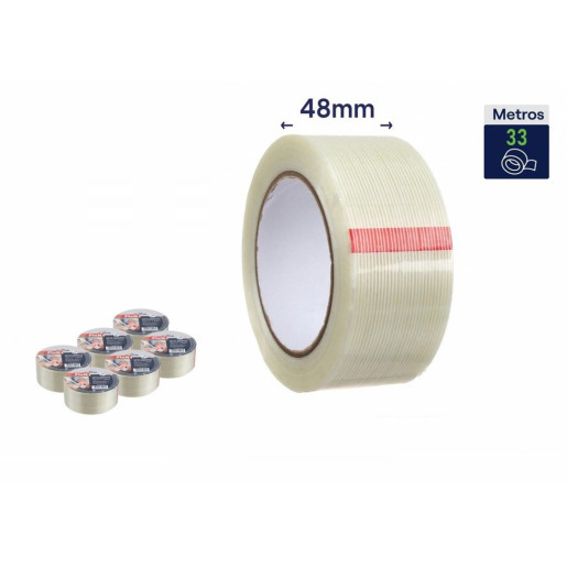 Set 6 cintas adhesivas Blanco