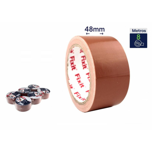 Set 6 cintas americanas Marron