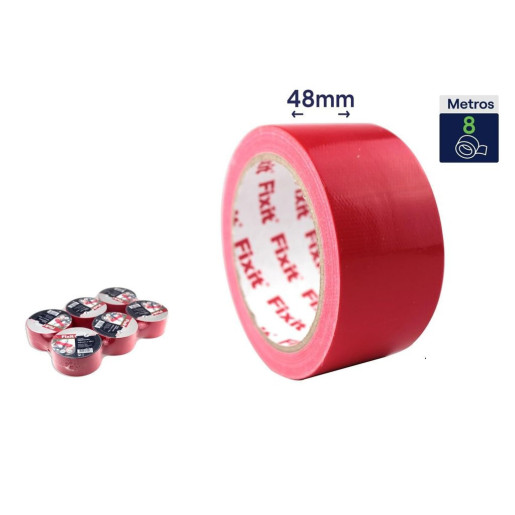 Set 6 cintas americanas Rojo