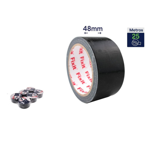 Set 6 cintas americanas Negro