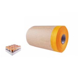 Set 12 rollos papel y cinta Amarillo y marron