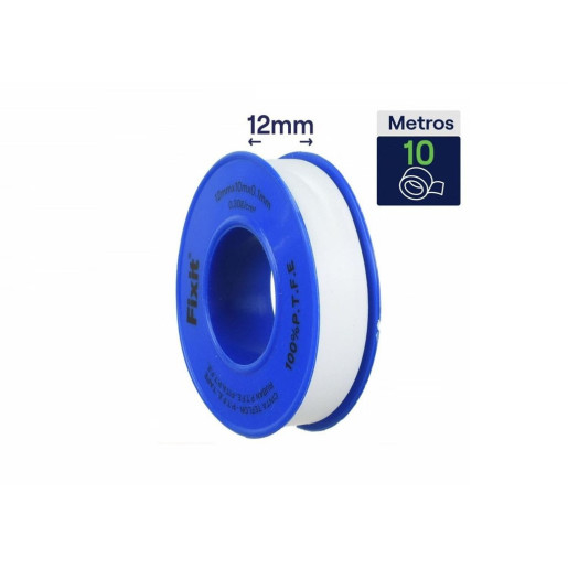 Set 24 rollos teflon Blanco