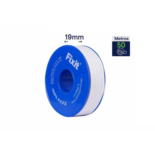 Set 12 rollos teflon Blanco