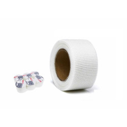 Set 6 cintas de fibra de vidrio adhesivas Blanco
