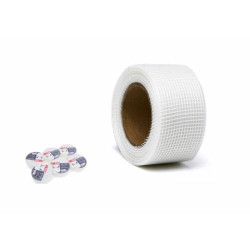 Set 6 cintas de fibra de vidrio adhesivas Blanco
