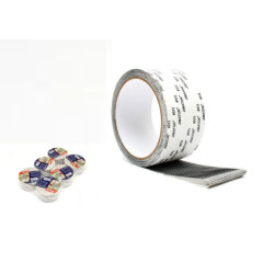 Set 6 cintas para reparar mosquiteras Negro