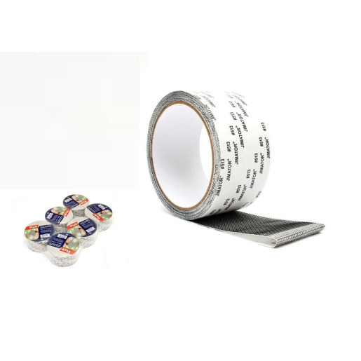 Set 6 cintas para reparar mosquiteras Negro