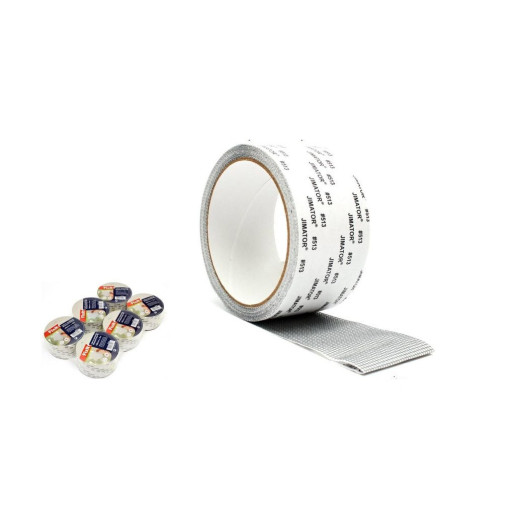 Set 6 cintas para reparar mosquiteras Gris