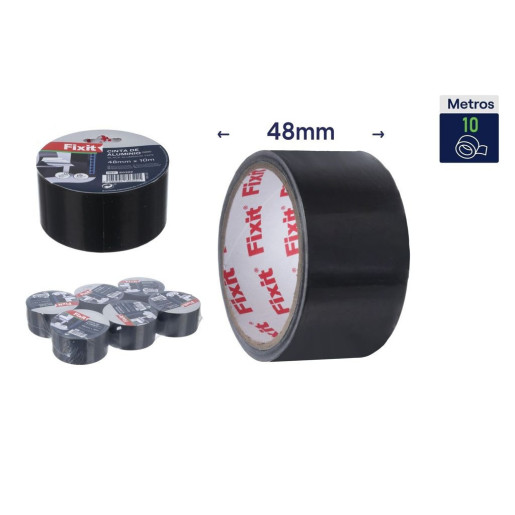 Set 6 cintas de aluminio Negro