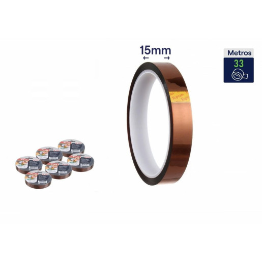 Set 6 cintas aislante de poliamida Marron