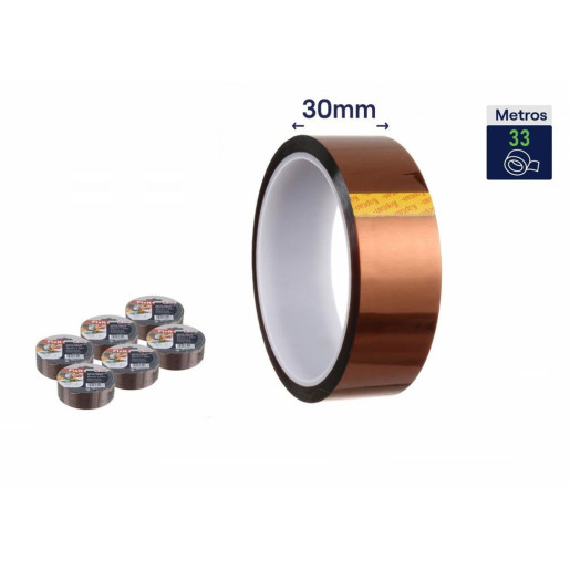 Set 6 cintas aislante de poliamida Marron