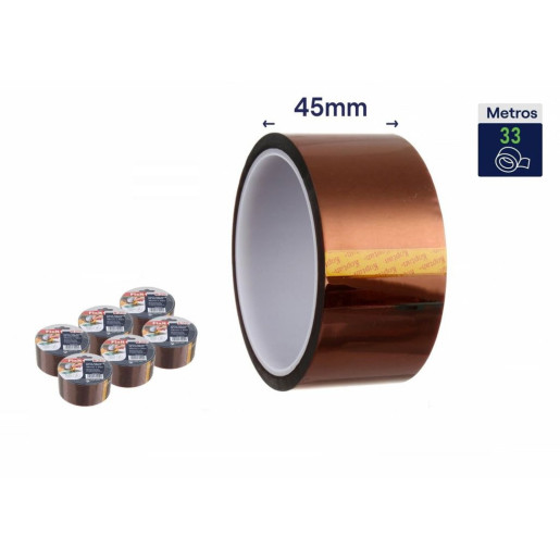 Set 6 cintas aislante de poliamida Marron