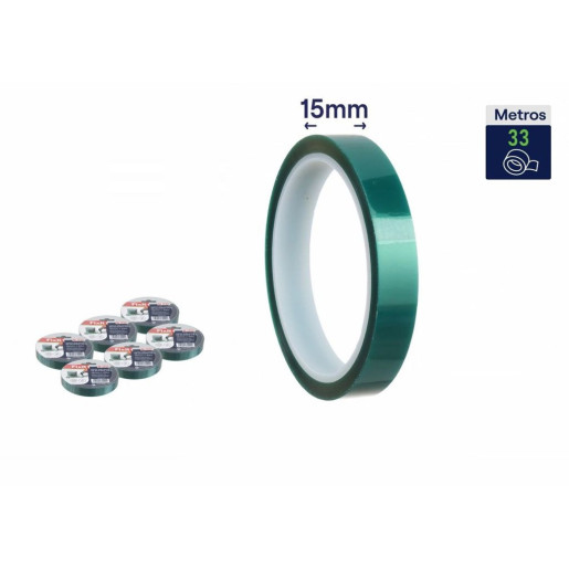 Set 6 cintas aislante Verde
