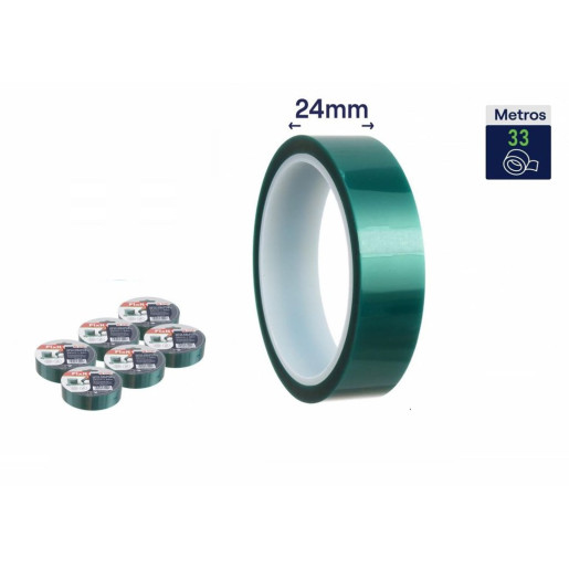 Set 6 cintas aislante Verde