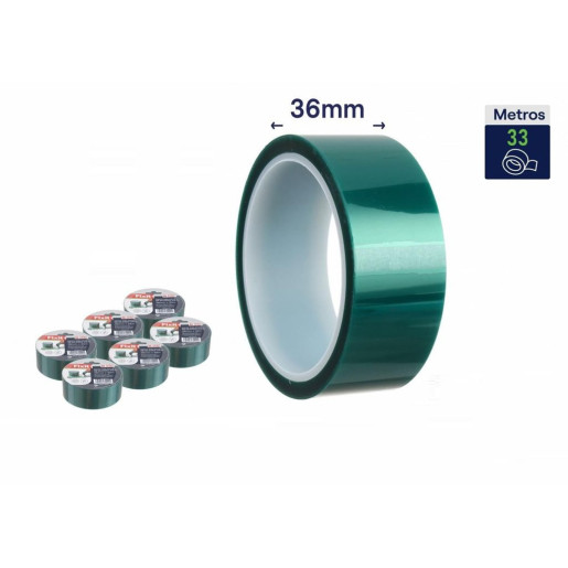 Set 6 cintas aislante Verde