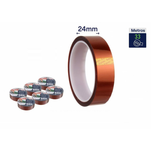 Set 6 cintas aislante Marron
