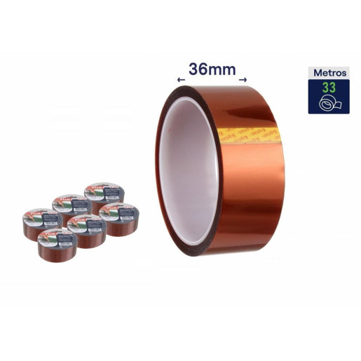 Set 6 cintas aislante Marron