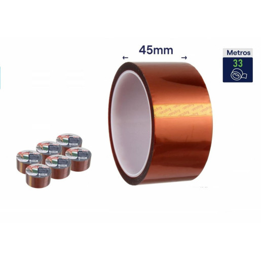 Set 6 cintas aislante Marron