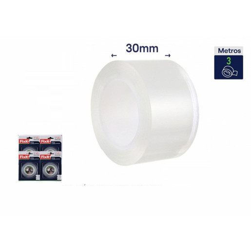 Set 12 cintas resistente agua y moho Transparente