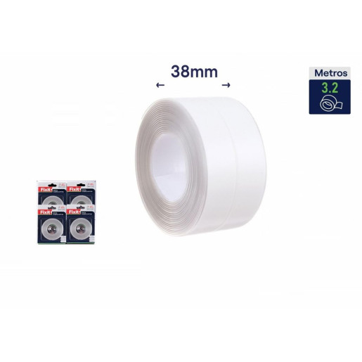 Set 12 cintas juntas Transparente