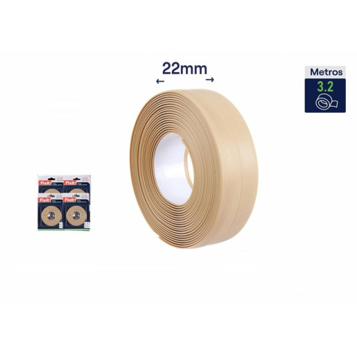 Set 12 cintas juntas Caqui - Beige