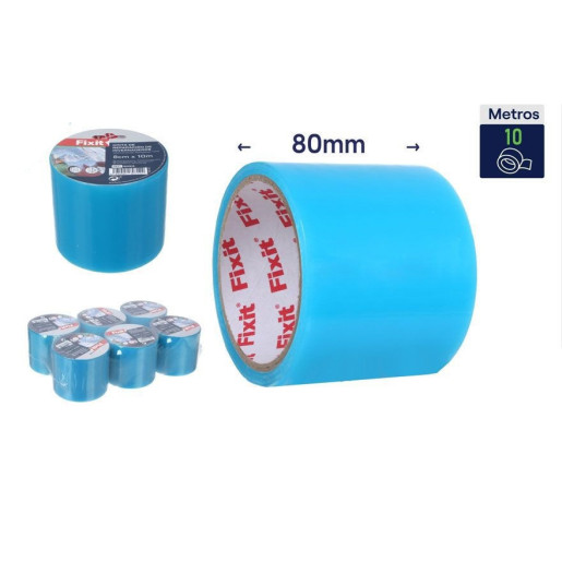 Set 6 cintas para reparacion de lonas Azul