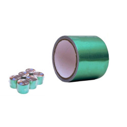 Set 6 cintas para reparacion de lonas Verde brillo