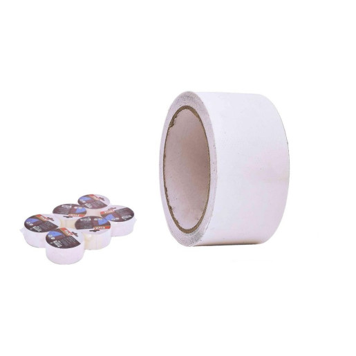 Set 6 cintas para reparacion de lonas Blanco