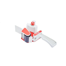 Dispensador cinta manual Blanco y rojo
