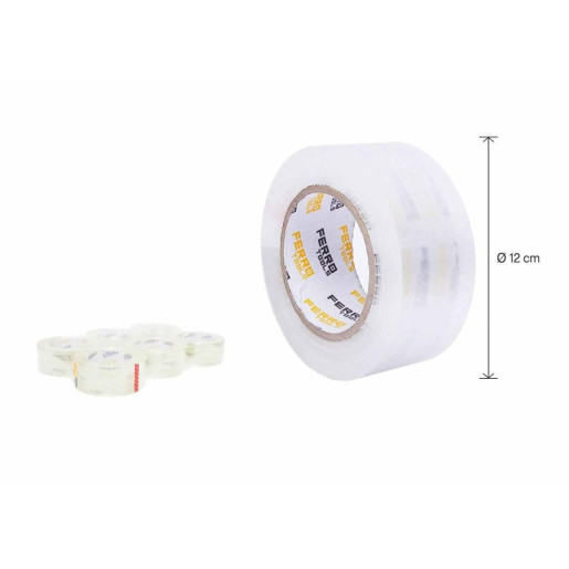 Set 6 rollos cinta embalar Transparente