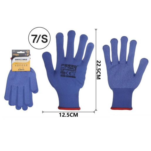 Set 12 juegos guantes jardin Azul